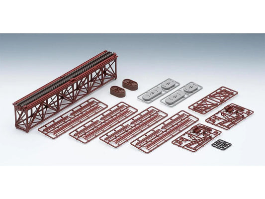 Tomytec 3266 Truss Bridge 280mm Red N Gauge