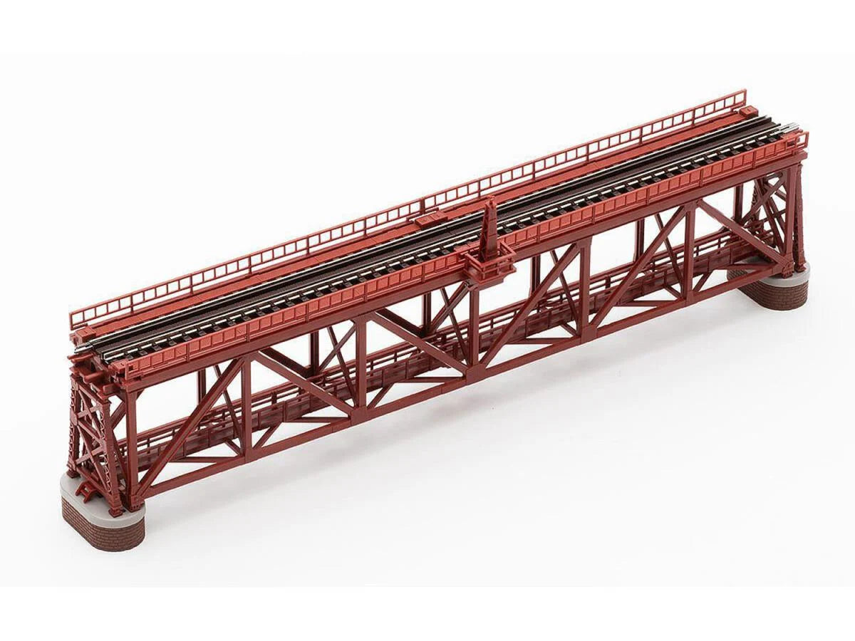 Tomytec 3266 Truss Bridge 280mm Red N Gauge