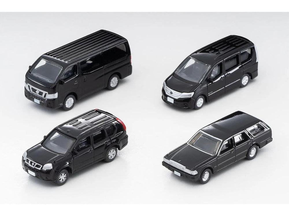 Tomytec 32370 Nissan Black Set (4) N Gauge
