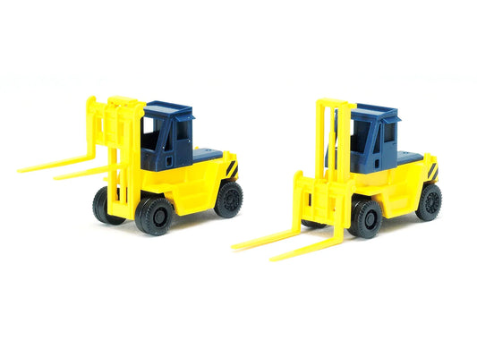 Tomytec 3517 Forklift Trucks (2) Yellow N Gauge