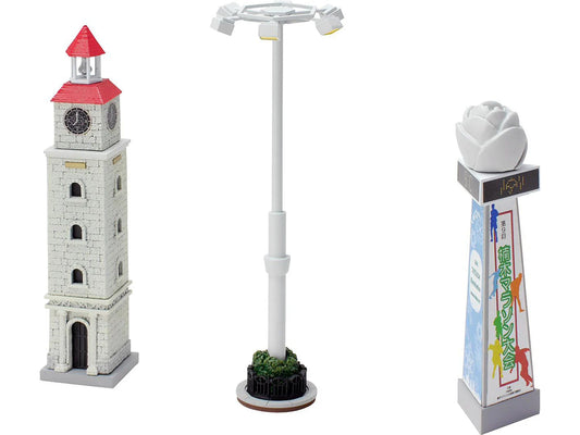 Tomytec 26198 Outdoor Tower Set (3) N Gauge