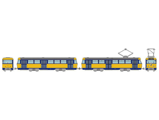 Tomytec 32772 Tram System Tatra T4-B4 Leipzig Tramway N Gauge