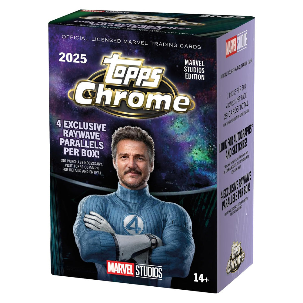 Topps Chrome Marvel Studios 2025 Value Box
