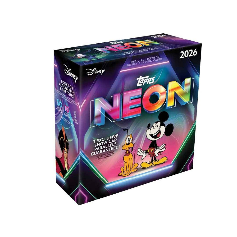 Topps 2026 Disney Neon ENT Mega Box