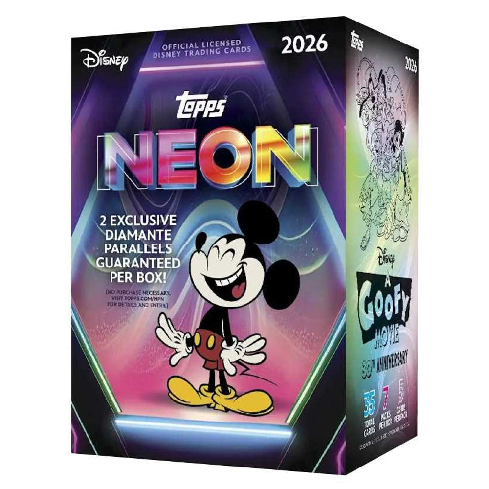 Topps 2026 Disney Neon ENT Value Box