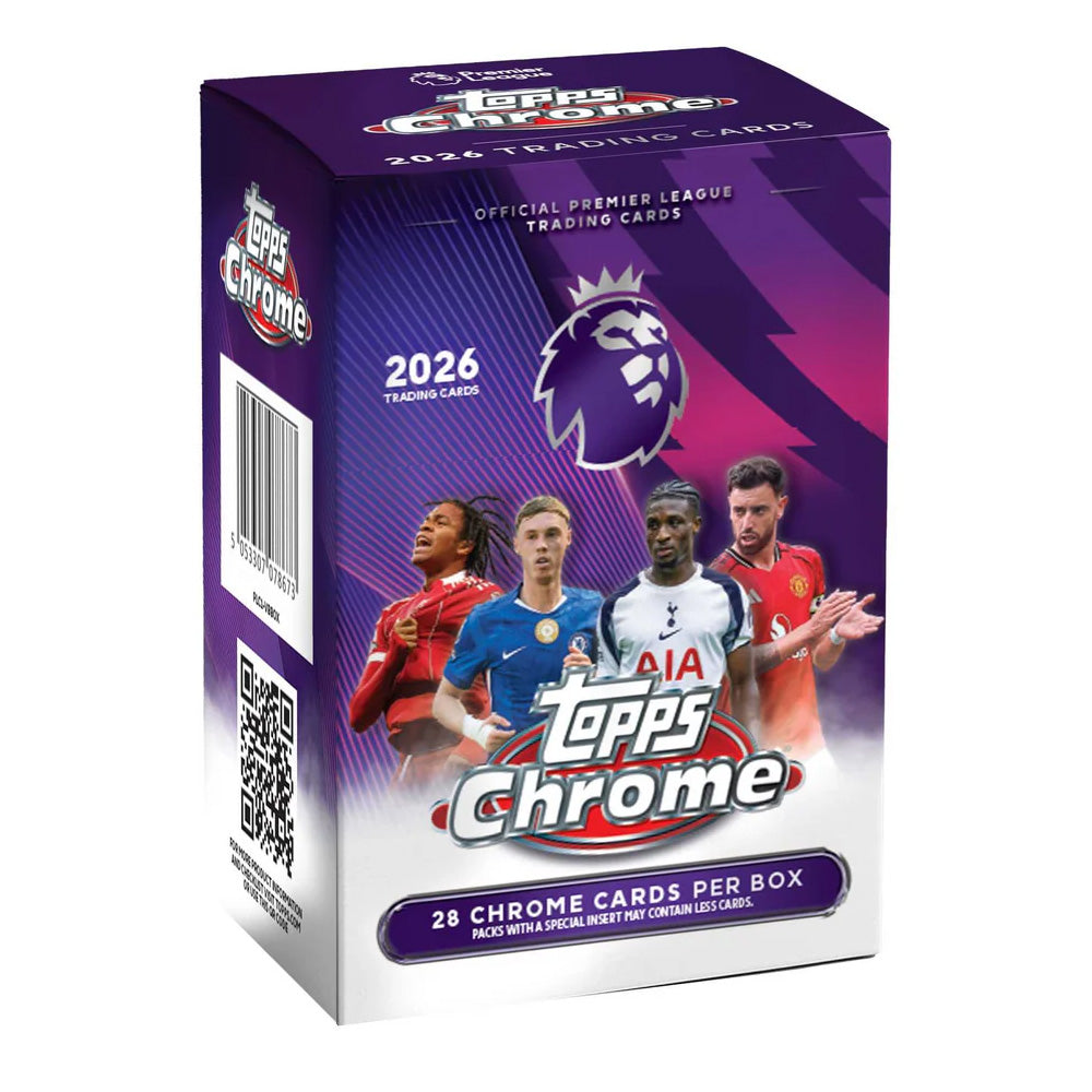 Topps Chrome Premier League Value Box 2026