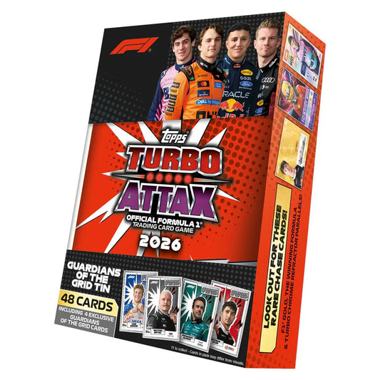 Topps Turbo Attax 2026 F1 Trading Card Game - Mega Tin (Assorted)