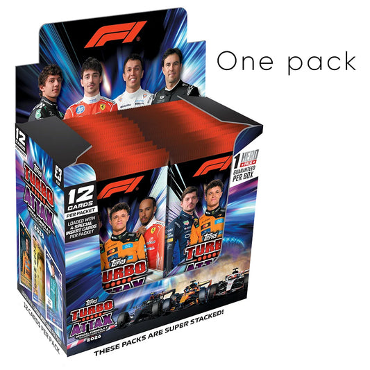Topps Turbo Attax 2026 F1 Trading Card Game - Single Pack