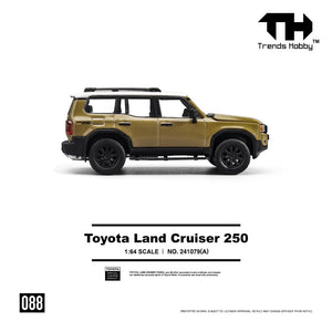 Trends Hobby Toyota Land Cruiser 250 1:64 Diecast Car 21079 Gold