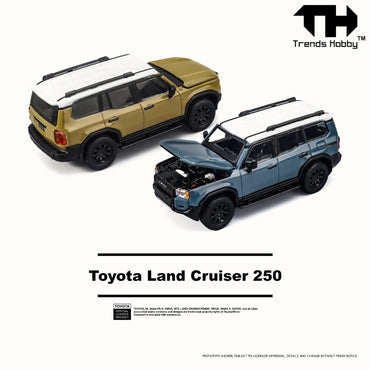 Trends Hobby Toyota Land Cruiser 250 1:64 Diecast Car 21079 Gold