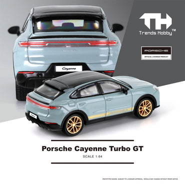 Trends Hobby Porsche Cayenne Turbo GT 1:64 Diecast Car 241090 Grey