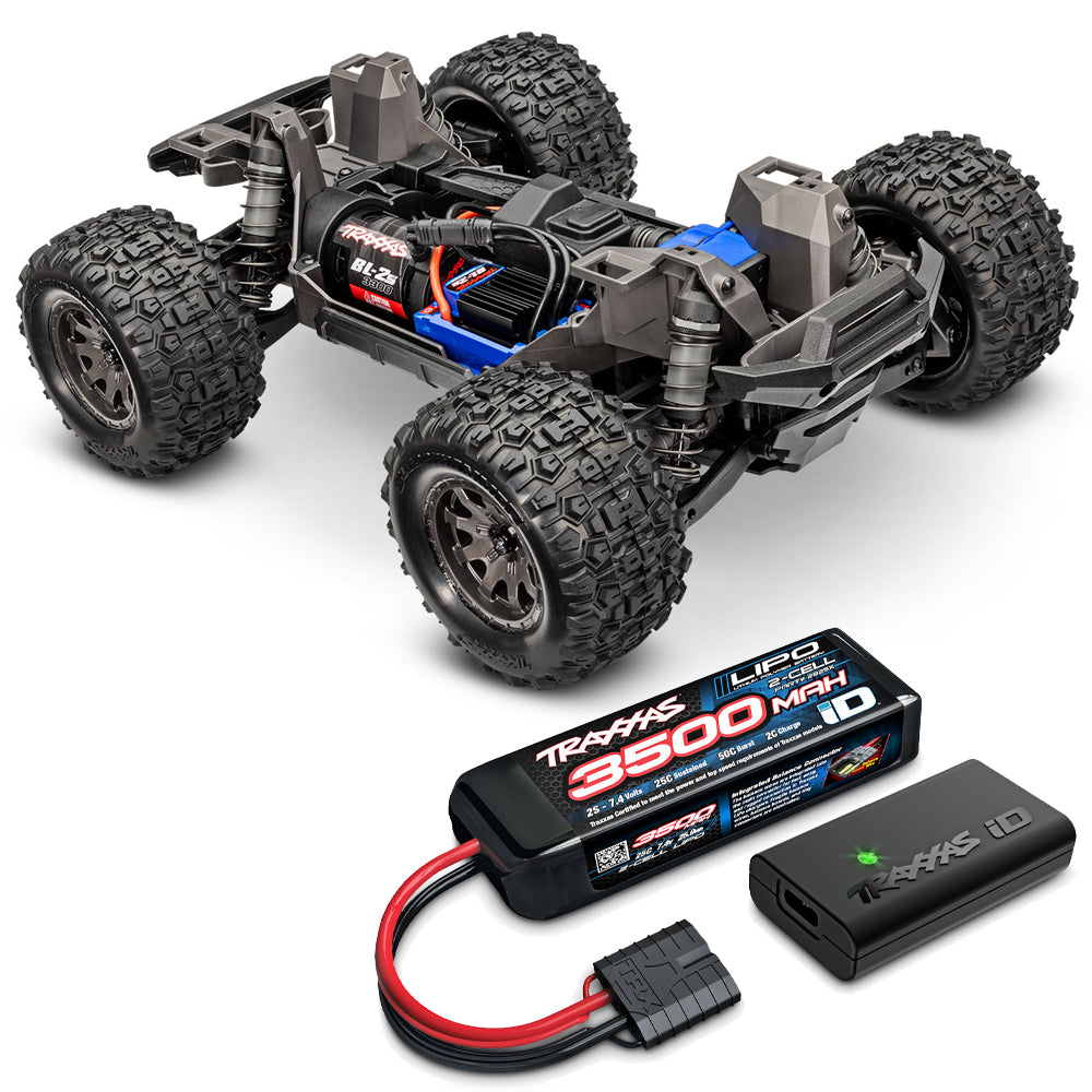 Traxxas Mini MAXX RTR RC Monster Truck w/Battery & Charger - Black