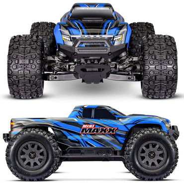 Traxxas Mini MAXX RTR RC Monster Truck w/Battery & Charger - Blue