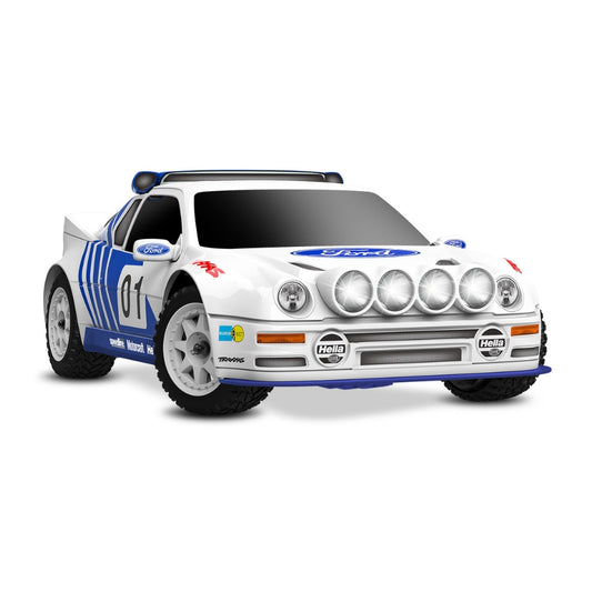 Traxxas 108046-1 Mini Rally VXL Ford RS200 RTR RC Car w/Battery & Charger White