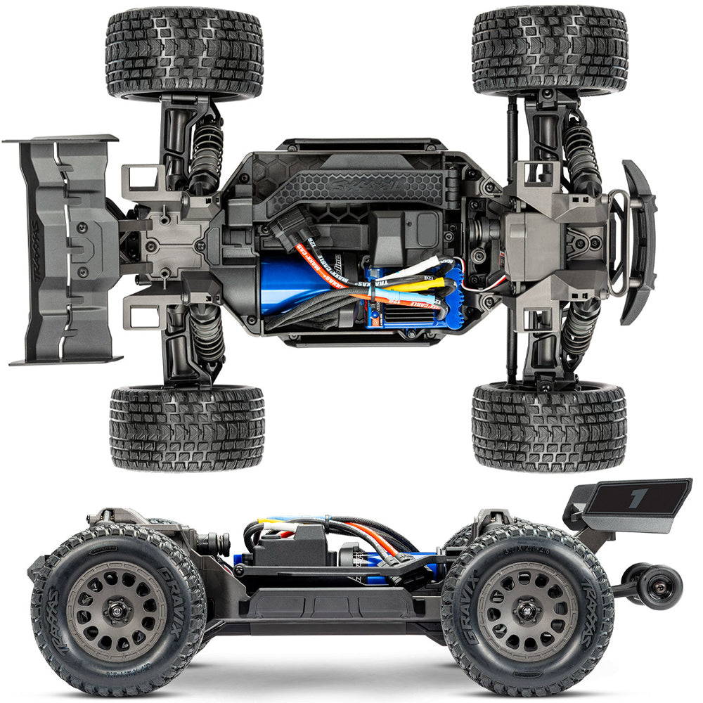 Traxxas Mini XRT RTR 1:10 RC Race Truck w/Battery & Charger - Blue