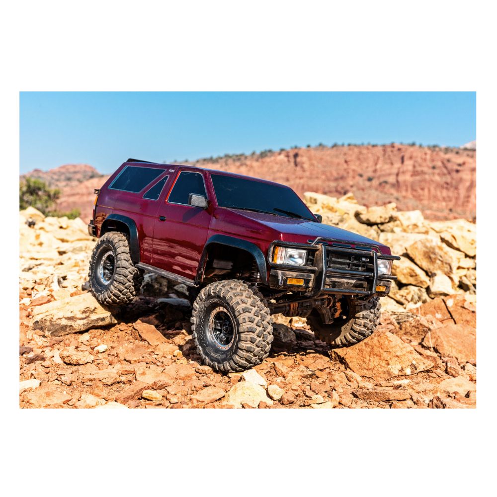 Traxxas TRX-4 Nissan Pathfinder SE-V6 3S 4x4 RTR Clipless 1:10 Trail Crawler Car - Red