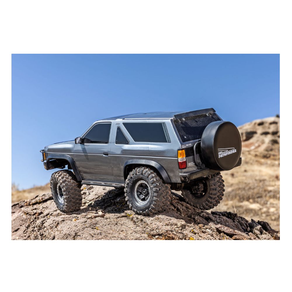 Traxxas TRX-4 Nissan Pathfinder SE-V6 3S 4x4 RTR Clipless 1:10 Trail Crawler Car - Silver