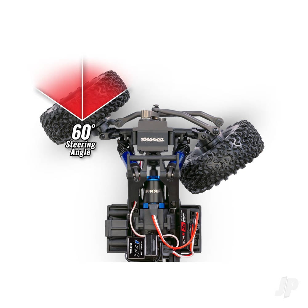 Traxxas TXC-4M Extreme 3S 1:18 RTR 4x4 RC Scale Crawler - Blue - image 10