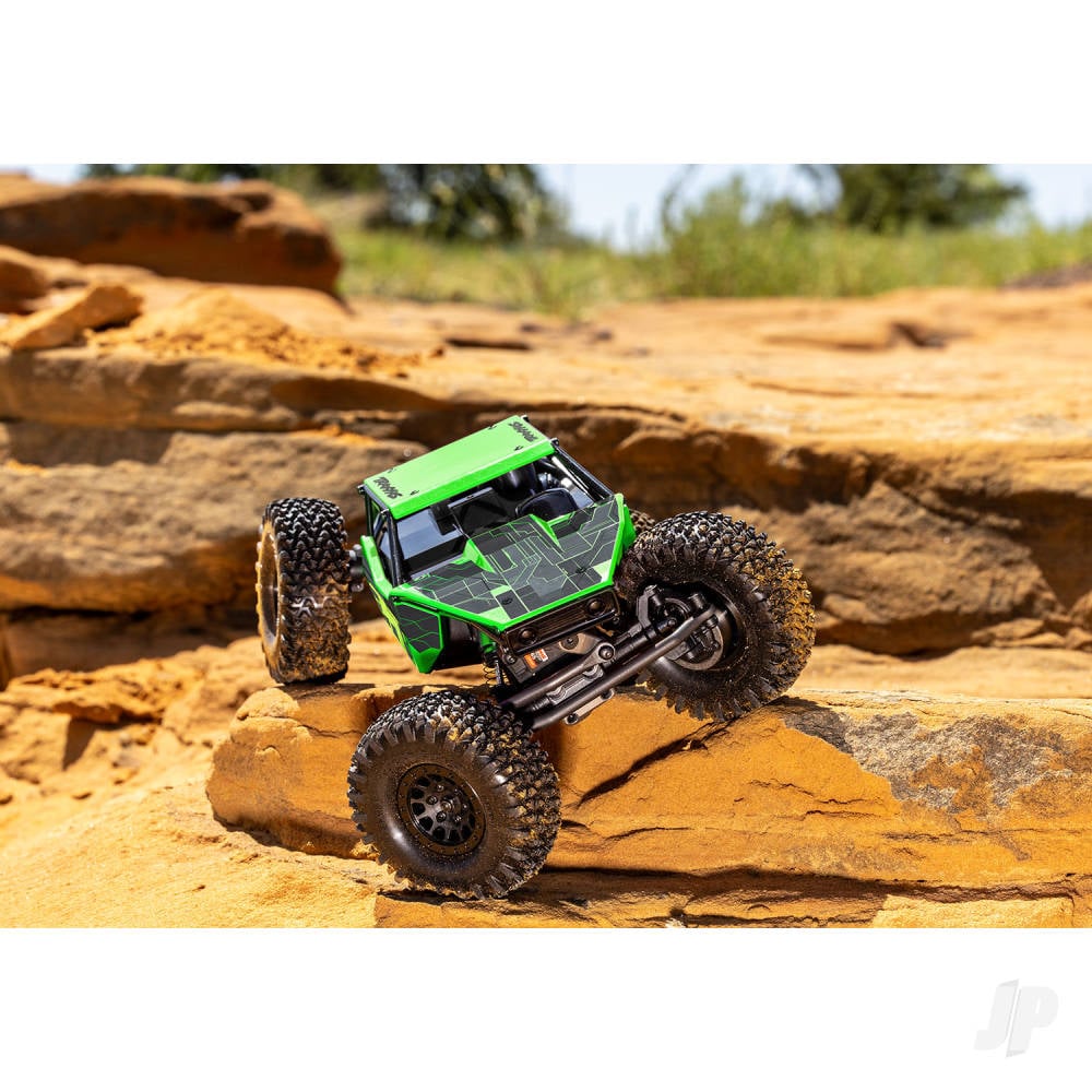 Traxxas TXC-4M Extreme 3S 1:18 RTR 4x4 RC Scale Crawler - Green - image 9