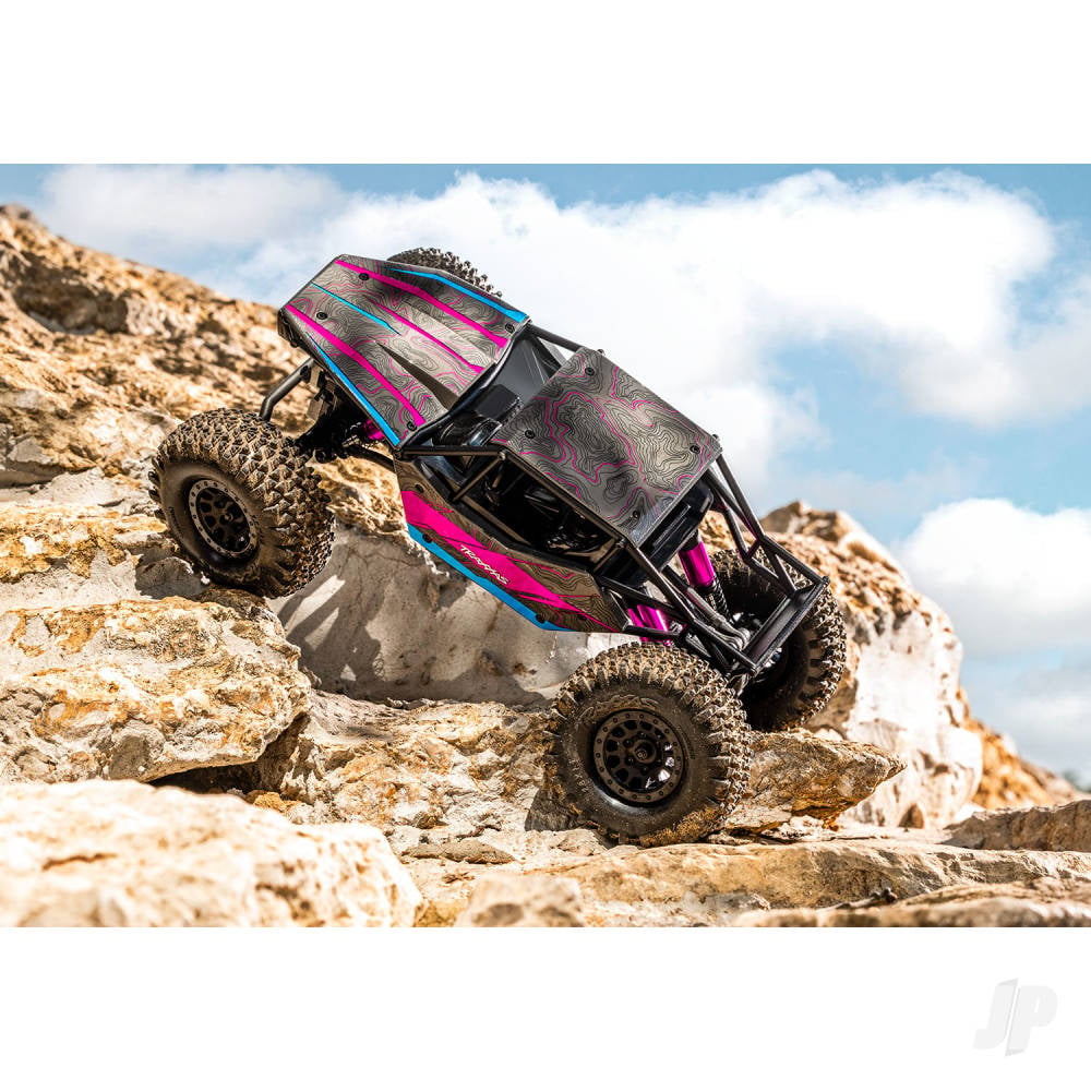 Traxxas TXC-4M Extreme 3S 1:18 RTR 4x4 RC Scale Crawler - Pink