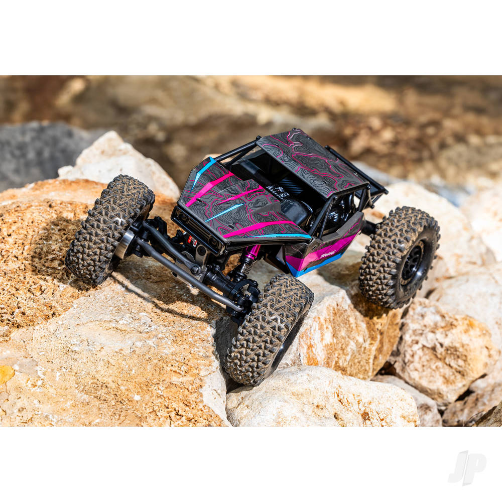 Traxxas TXC-4M Extreme 3S 1:18 RTR 4x4 RC Scale Crawler - Pink