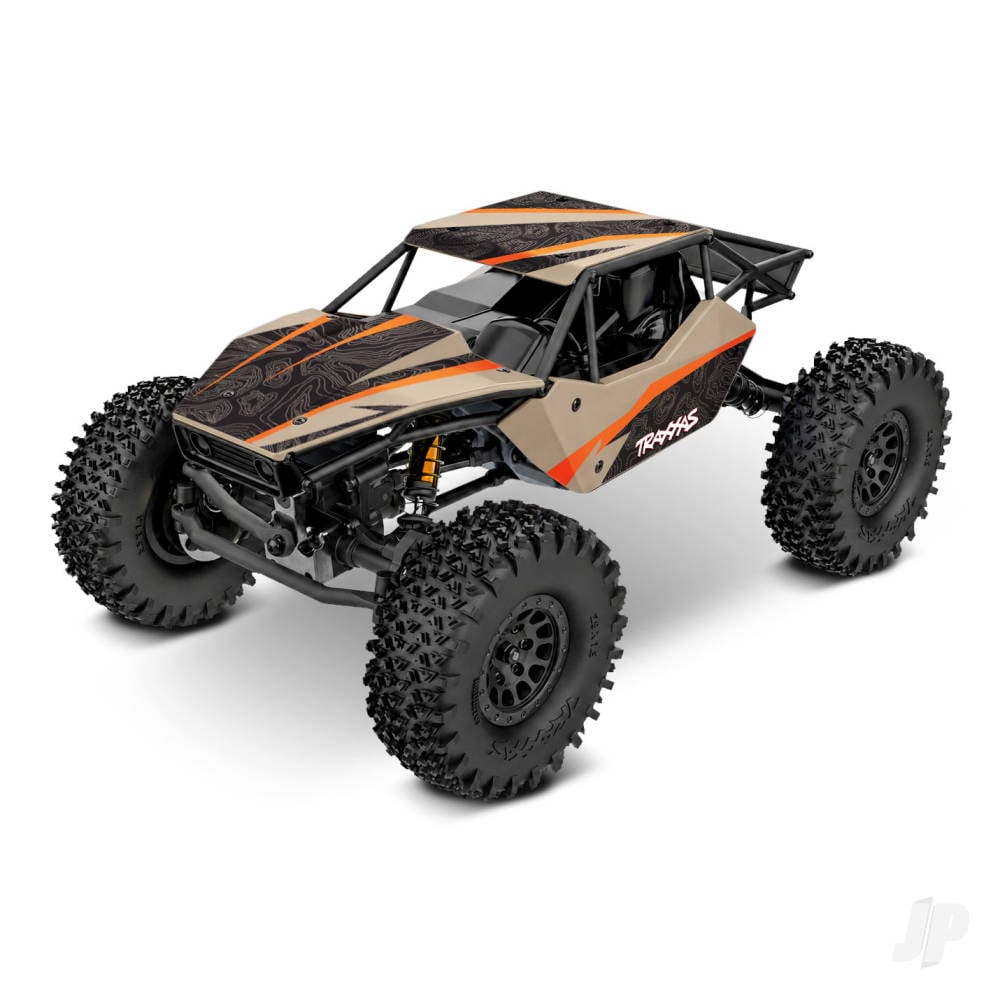 Traxxas TXC-4M Extreme 3S 1:18 RTR 4x4 RC Scale Crawler - Tan - image 3