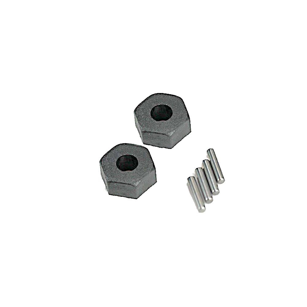 Traxxas TRX1654 Hex Wheel Hubs x2 w/Stub Axle Pins x2 RC Car Spares