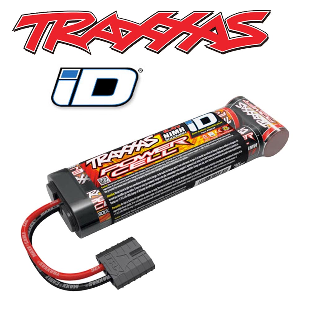 Traxxas 3000mAh 8.4v NiMH 7-Cell Flat Power Cell RC Car Battery 2923X