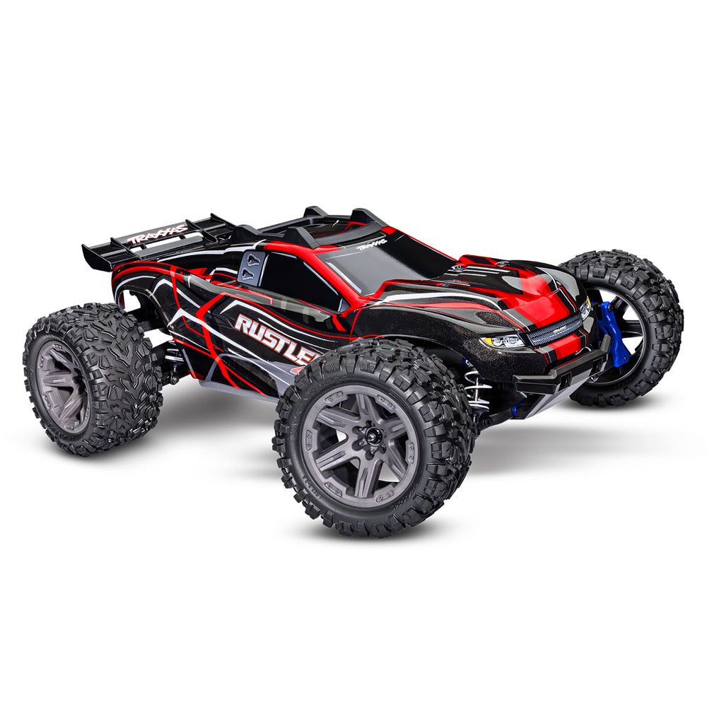 Traxxas Rustler 4X4 BL-2S 4WD RTR 1:10 Stadium Truck - Red