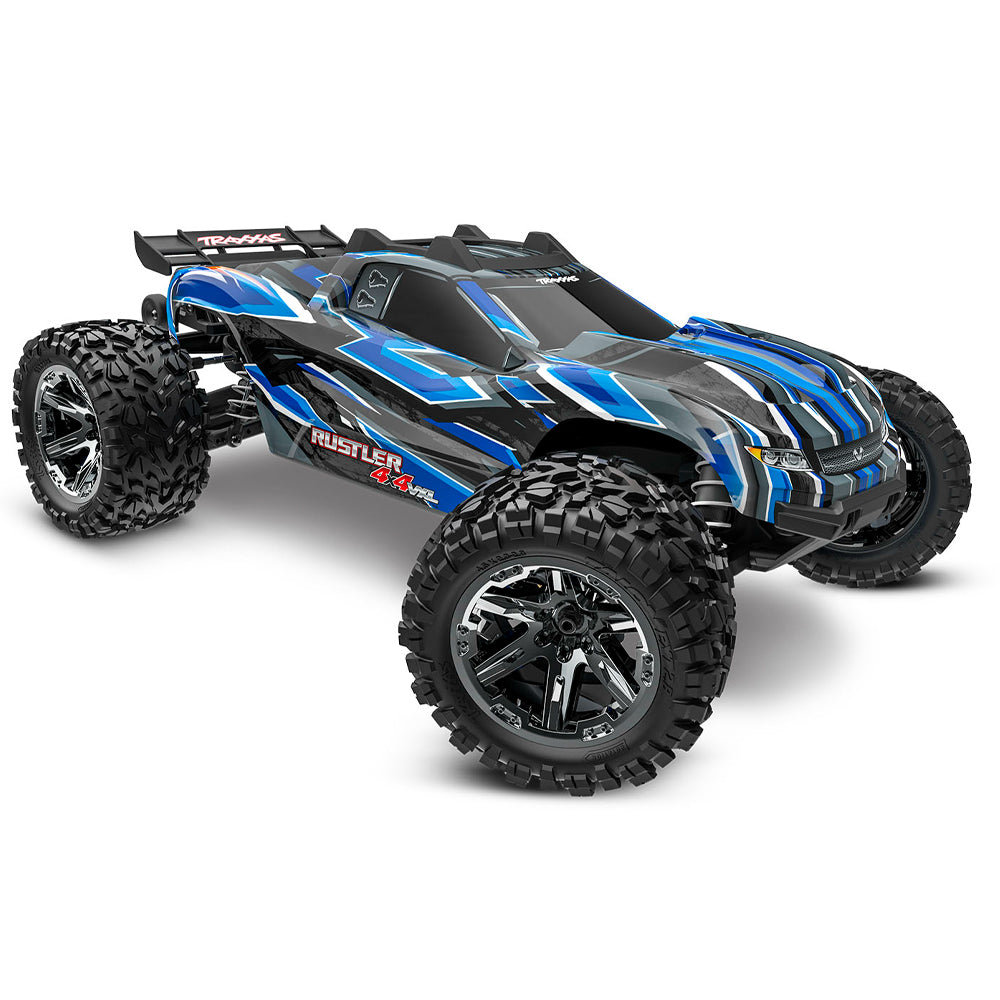Traxxas Rustler 4X4 HD VXL Brushless 4WD 1:10 RTR Stadium Truck - Blue