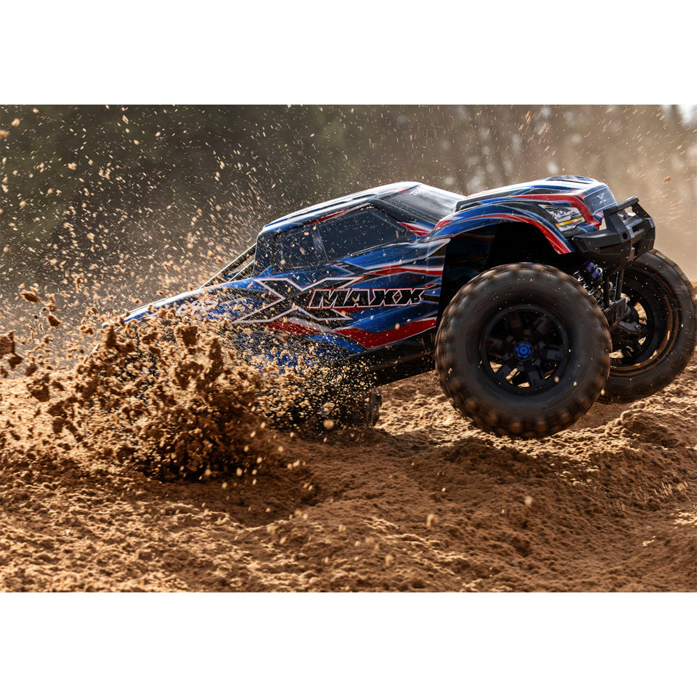 Traxxas X-Maxx Belted 4WD 8S 1:6 RTR RC Monster Truck - Blue
