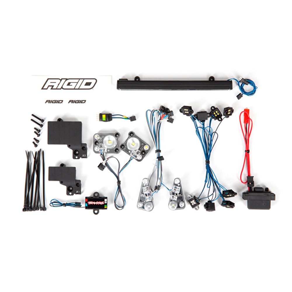 Traxxas 8095 TRX-4 Defender Full Light Kit Front/Rear, Light Bar, Rock Lights