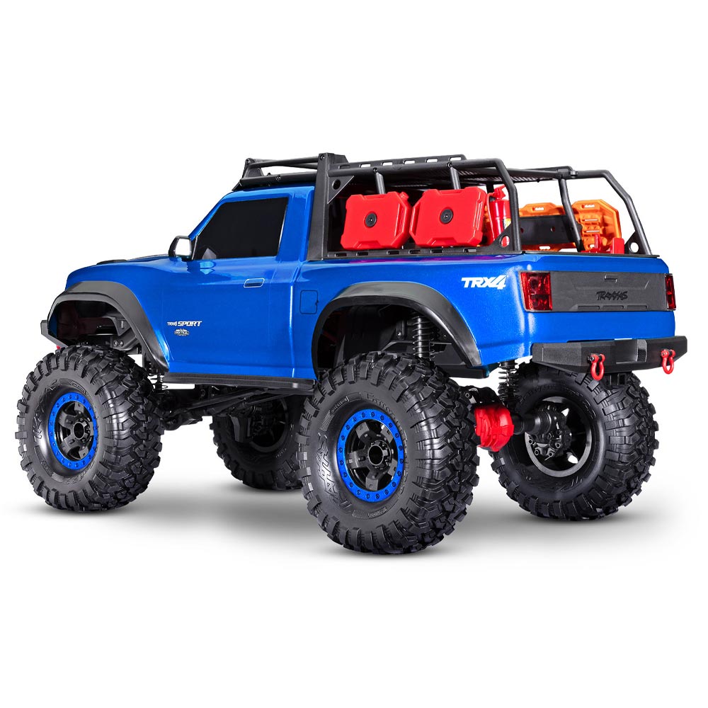 Traxxas TRX-4 Sport High Trail 1:10 4WD RC Trail Crawler - Metallic Blue 82044