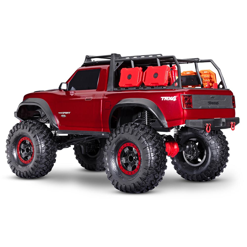 Traxxas TRX-4 Sport High Trail 1:10 4WD RC Trail Crawler - Metallic Red 82044