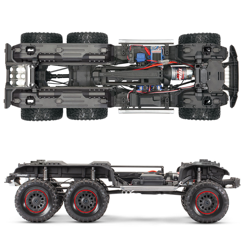 Traxxas TRX-6 Mercedes-Benz G63 AMG XL-5 6X6 RTD 1:10 RC Scale Crawler - Silver