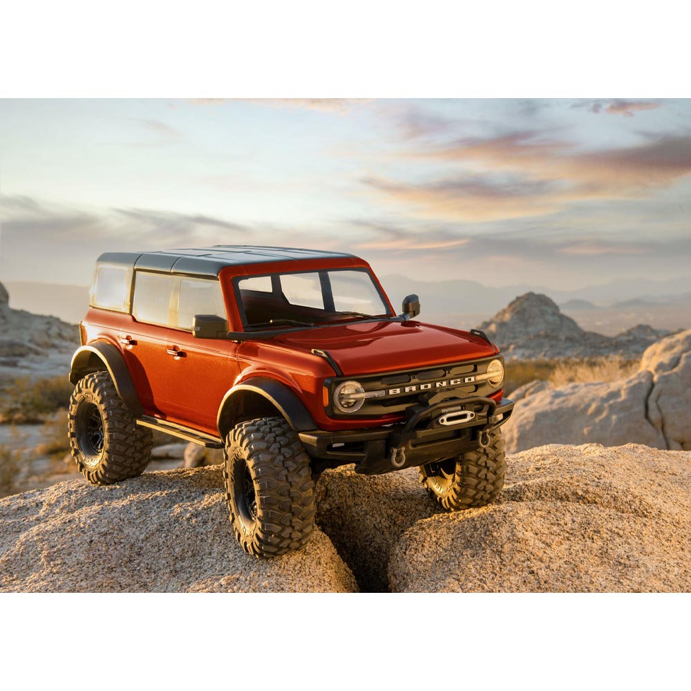 Traxxas TRX-4 Ford Bronco 2021 RTR 1:10 4x4 Electric RC Trail Crawler - Red
