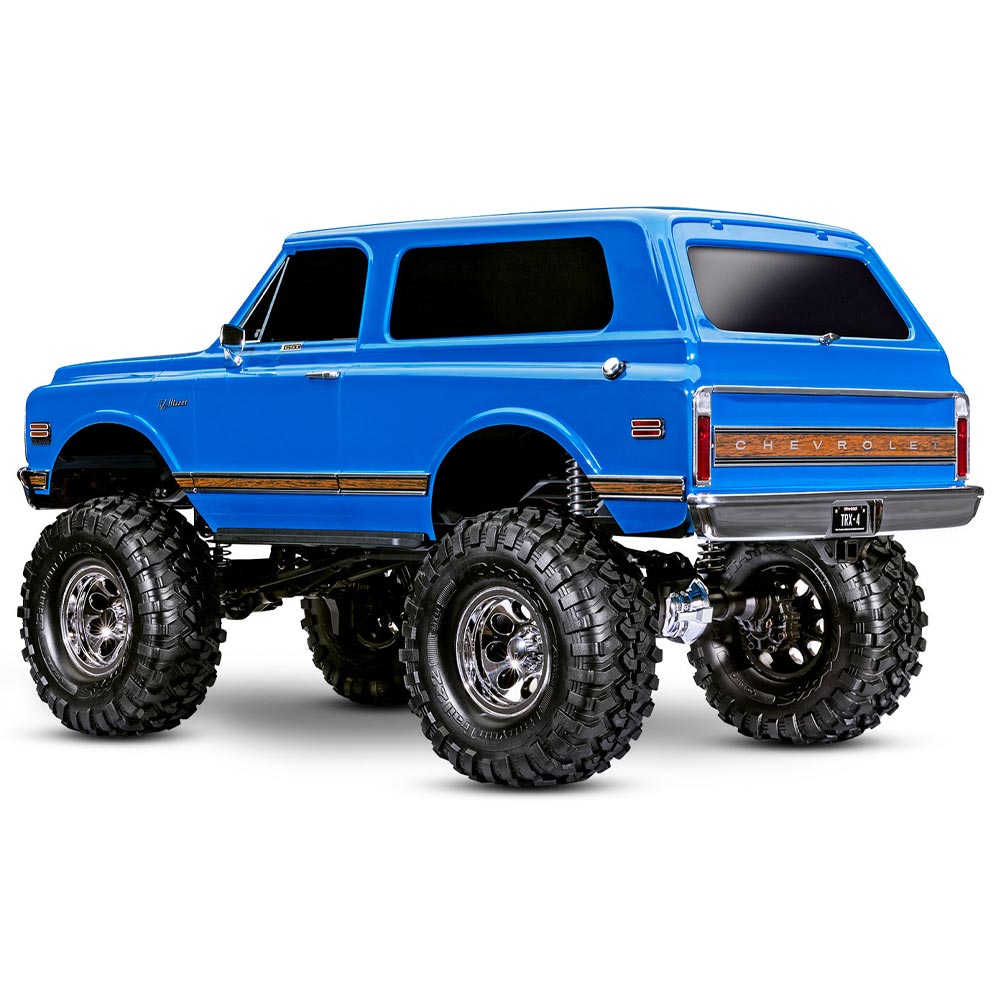 Traxxas TRX-4 1972 Chevrolet K5 Blazer High Trail 1:10 RC Scale Crawler - Blue