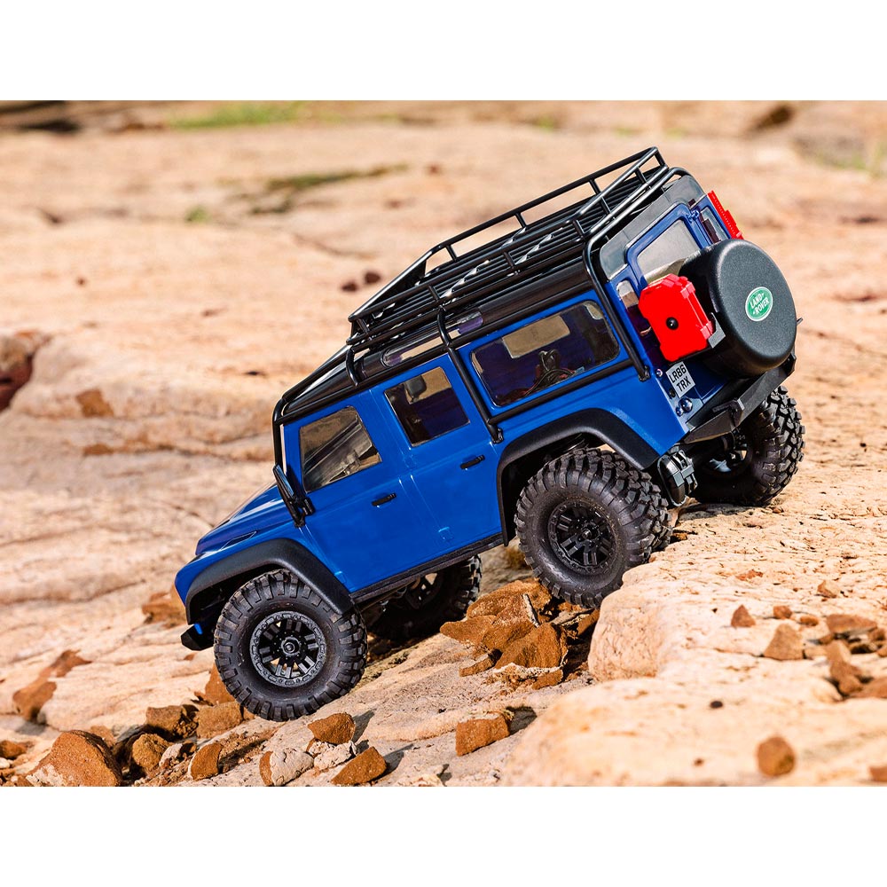 Traxxas TRX-4M Land Rover Defender 1:18 RTR 4x4 RC Scale Crawler - Blue