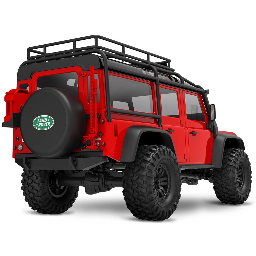 Traxxas TRX-4M Land Rover Defender 1:18 RTR 4x4 RC Scale Crawler - Red