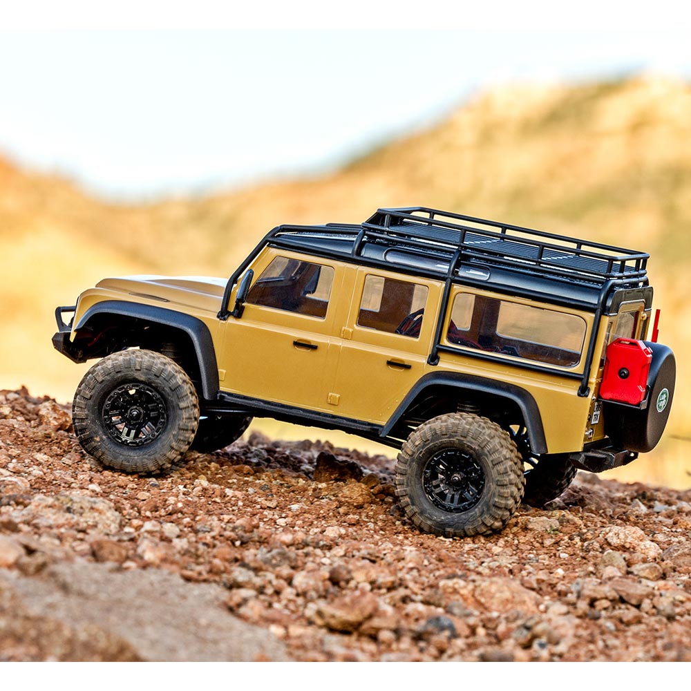 Traxxas TRX-4M Land Rover Defender 1:18 RTR 4x4 RC Scale Crawler - Tan