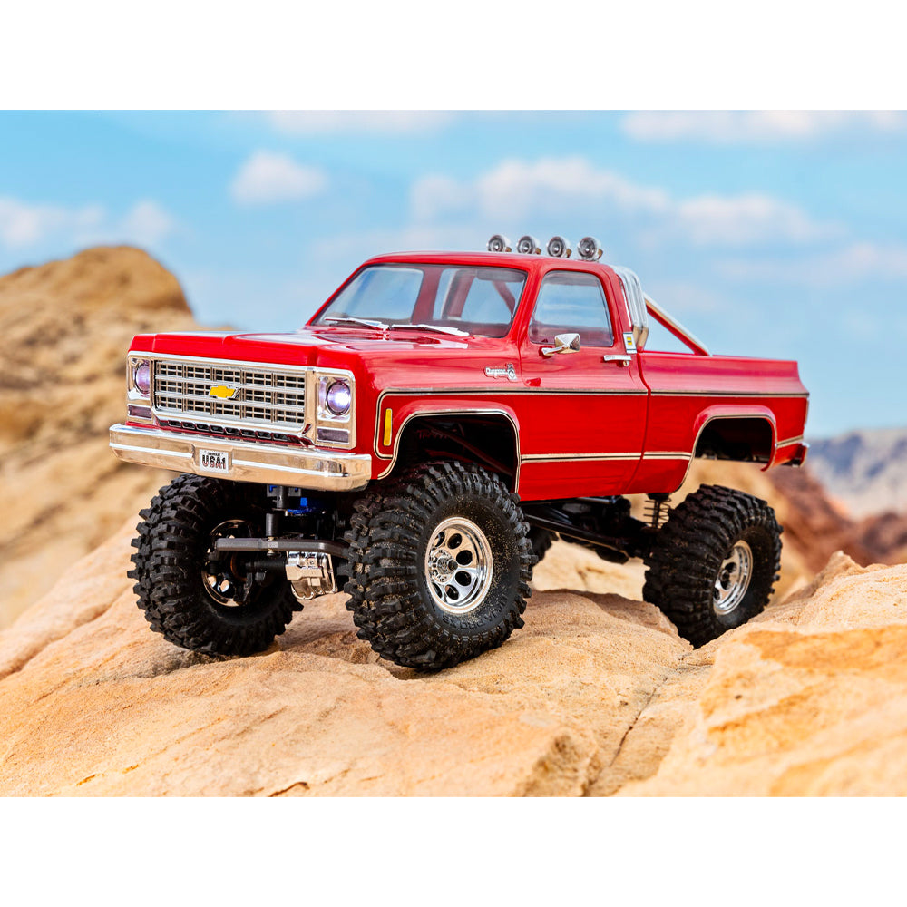 Traxxas TRX-4M Chevrolet K10 High Trail 1:18 RTR 4x4 RC Scale Crawler - Red