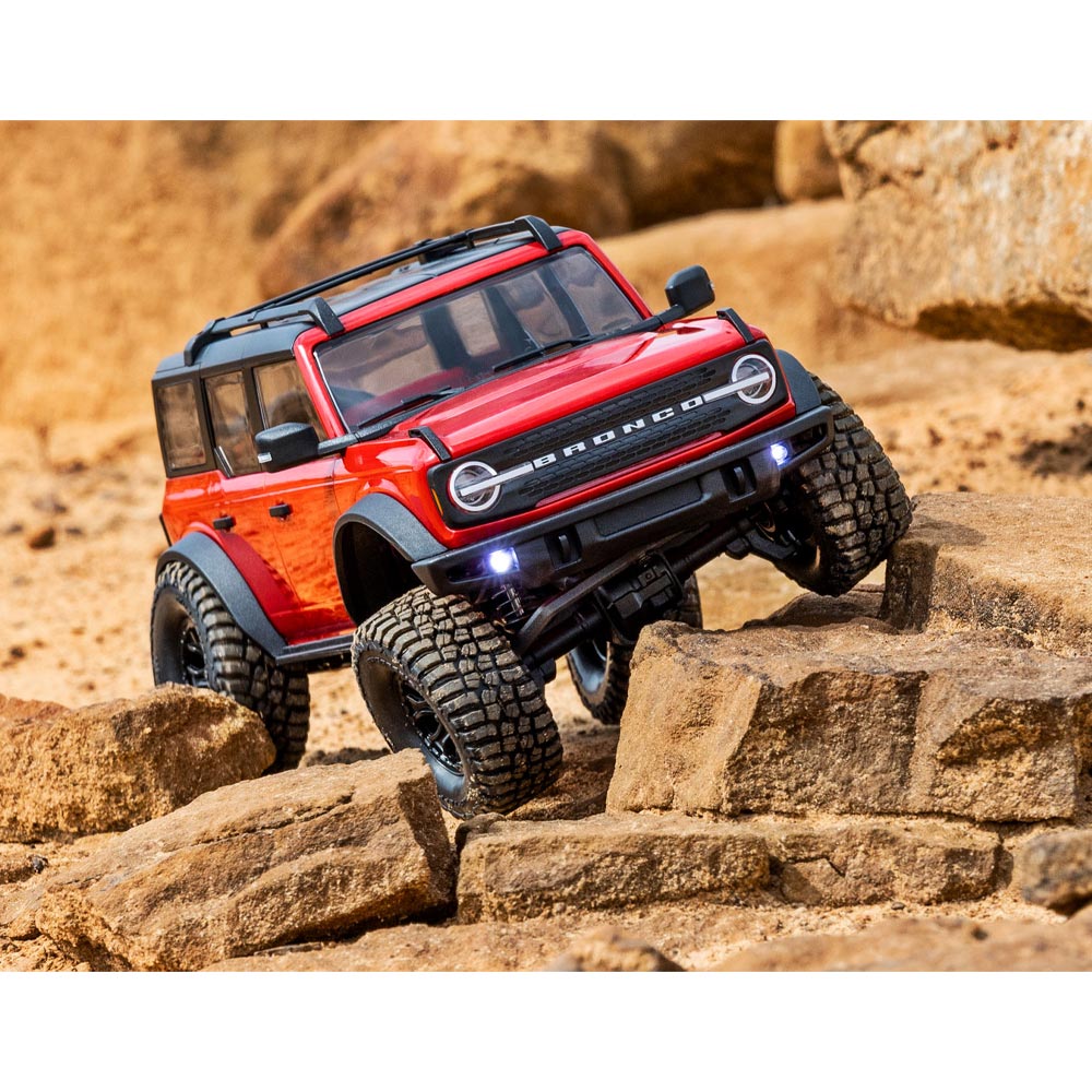 Traxxas TRX-4M Ford Bronco 1:18 RTR 4x4 RC Scale Crawler - Red