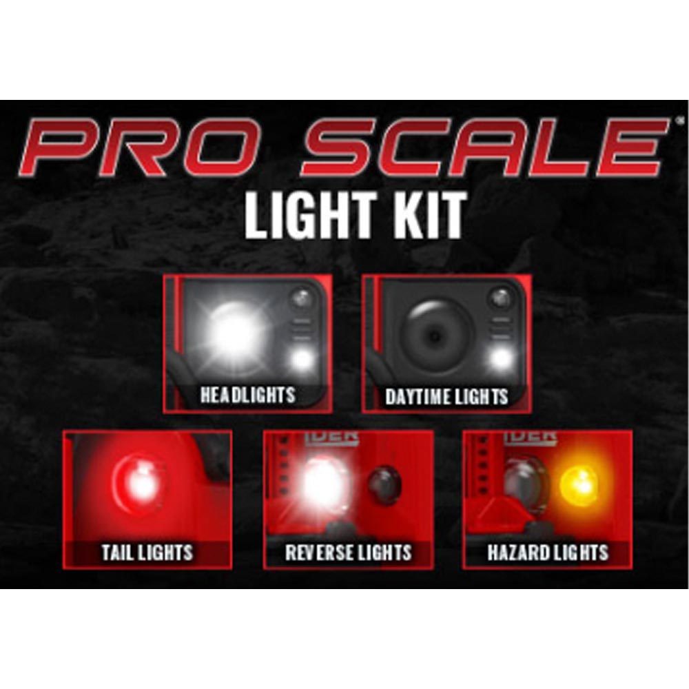Dynamic Scale Led Lighting Traxxas TRX-4M Defender Pro-Scale LED Light Set Complete Front & Rear ...