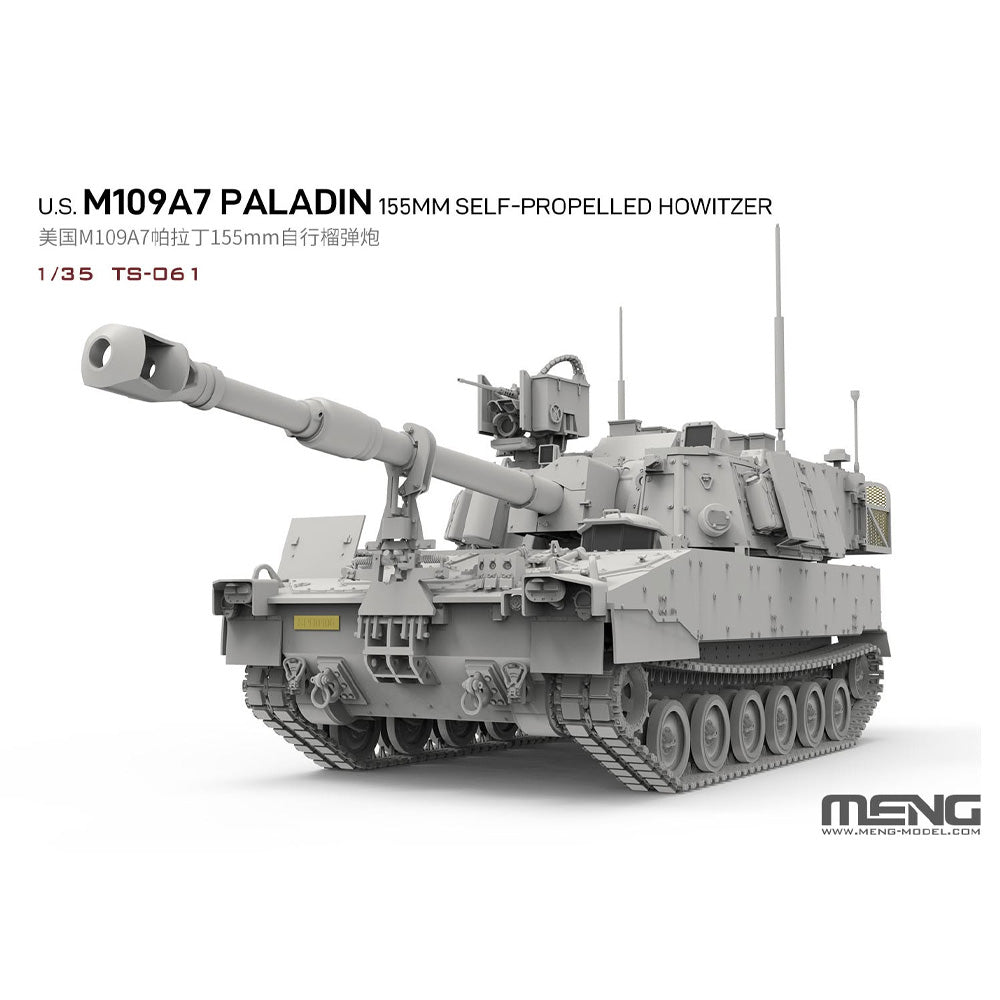 Meng TS-061 M109A7 Paladin 155mm Self-Propelled Howitzer 1:35 Model Kit
