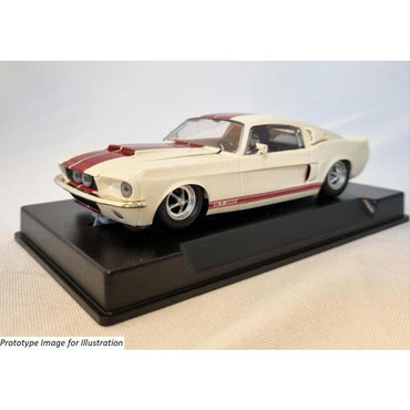Thunderslot Mustang GT350 White Wimbledon 1967 1:32 Slot Car
