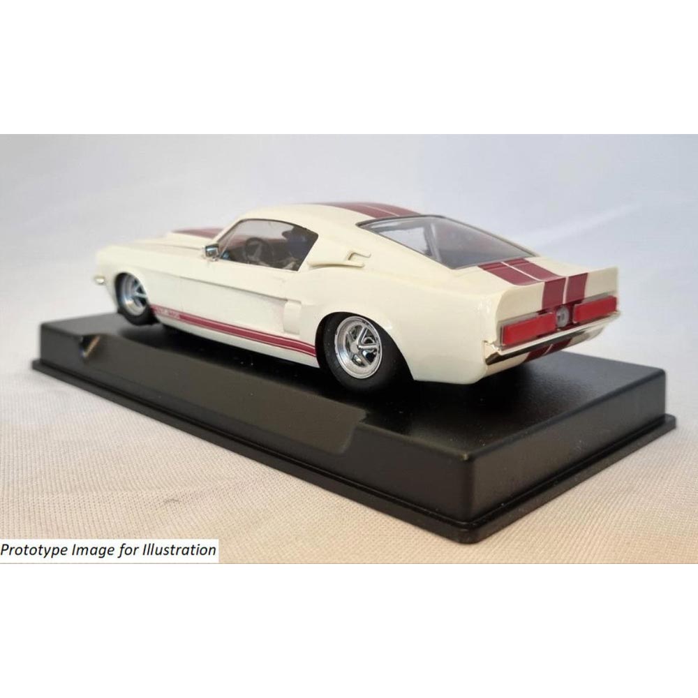 Thunderslot Mustang GT350 White Wimbledon 1967 1:32 Slot Car