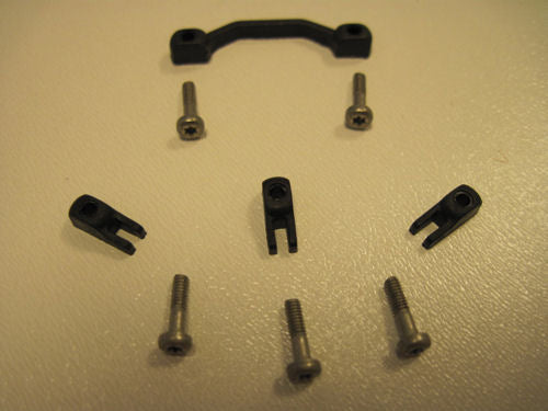 Thunderslot FIXK001 Pods for Motor Mount/Chassis Kit (4 Pods & 5 Screws) 1:32