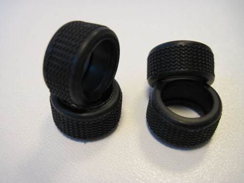 Thunderslot TYC001FR Classic Threaded Front Tyres 9 x 18mm 1:32