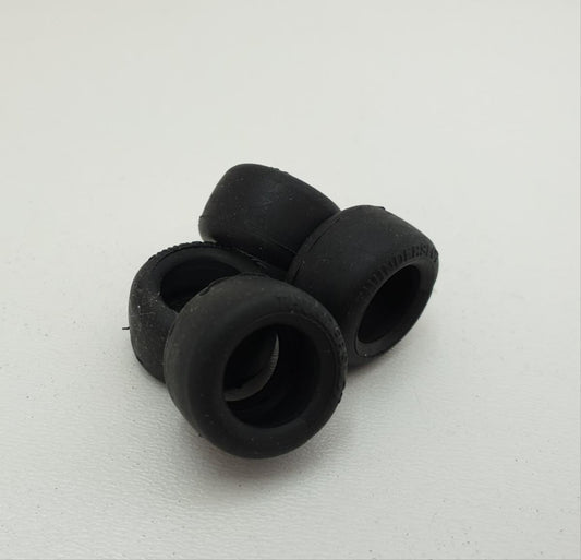 Thunderslot TYR006RS Slick Racing Rear Tyres 10.8x19mm Super Grip 1:32