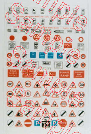 Tiny Signs N71 Road Signs N Gauge